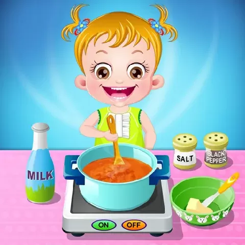 Baby Hazel Kitchen Time